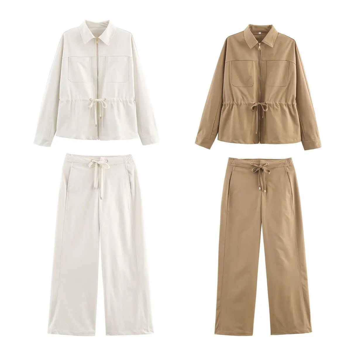 Elegant Set Chic Street Travel Holiday