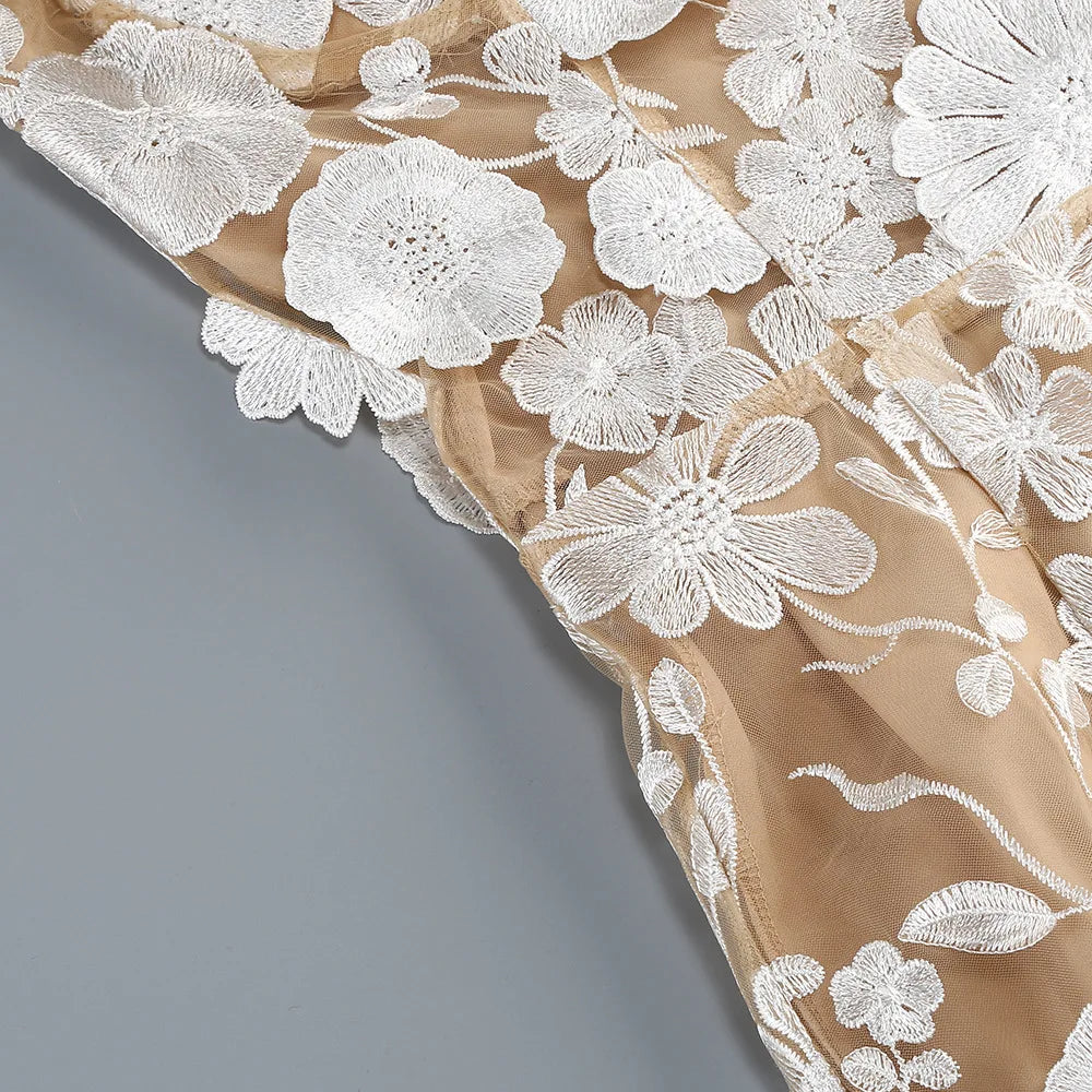 Luxury Glam Embroidered Beauty