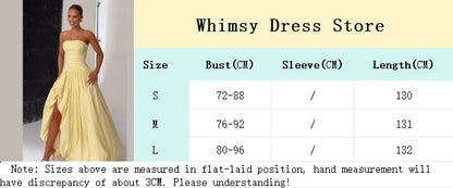 Butter Yellow Slit bubble Dress