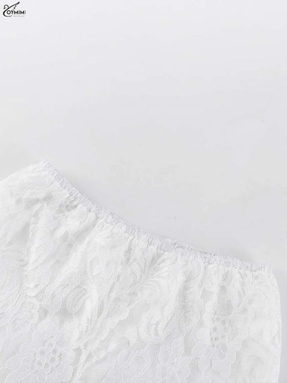 White Lace 2 Pieces Set