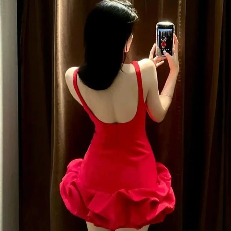 Mini Ruffled Tank Dress - perfect Birthday