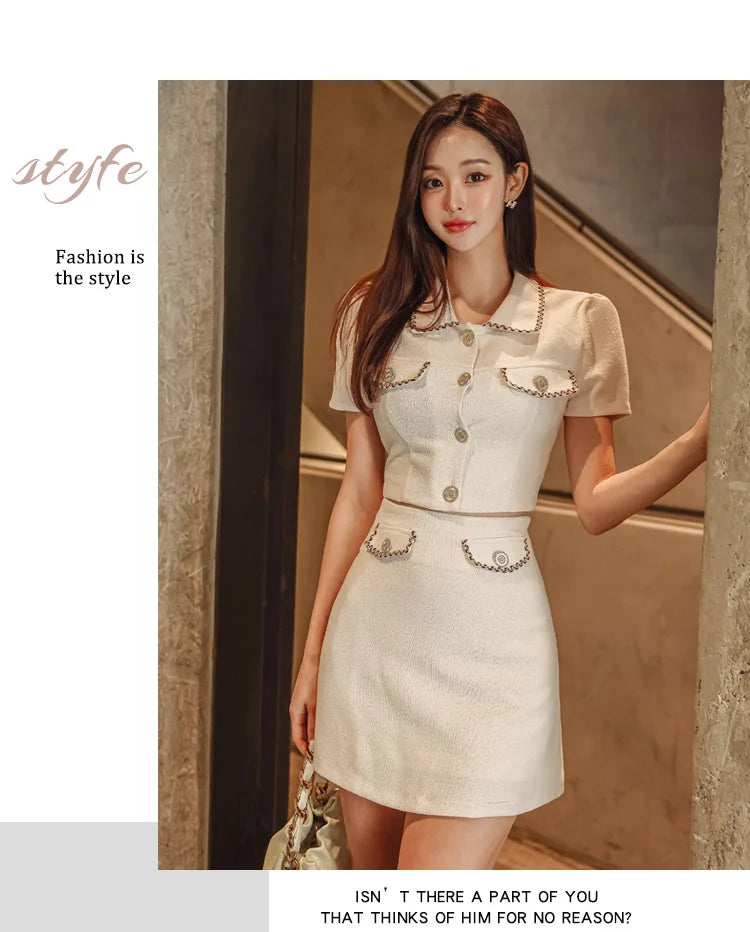Elegant Posh Skirt set