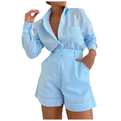 Light Blue shorts set