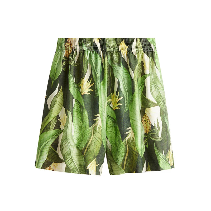 Flamingo Palm Leaf