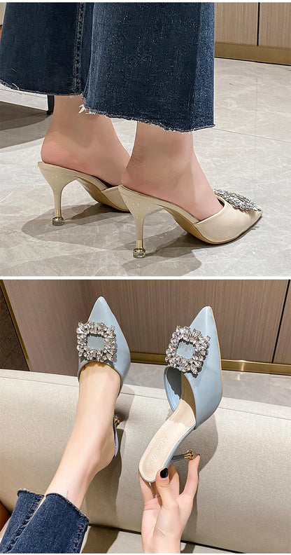 Rhinestoned Heels