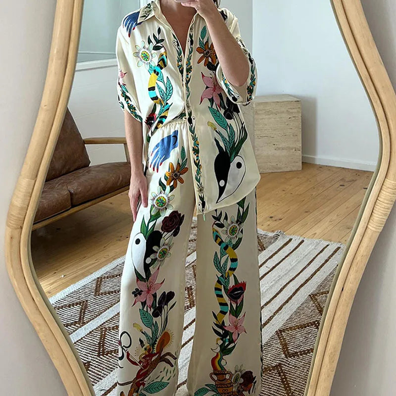 2 Piece Pant set - Top brand celebrity Co ord