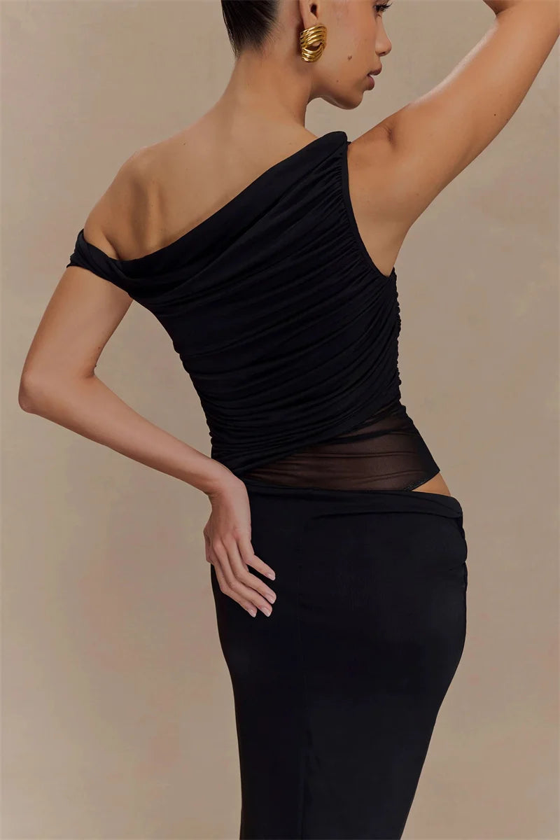 Backless Club Party Long Dress Elegant - Shellss
