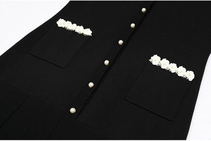 Sandro Knitted Black dress