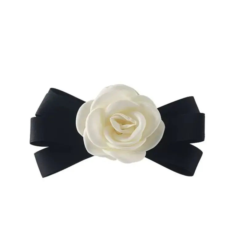 Camelia flower hairclip