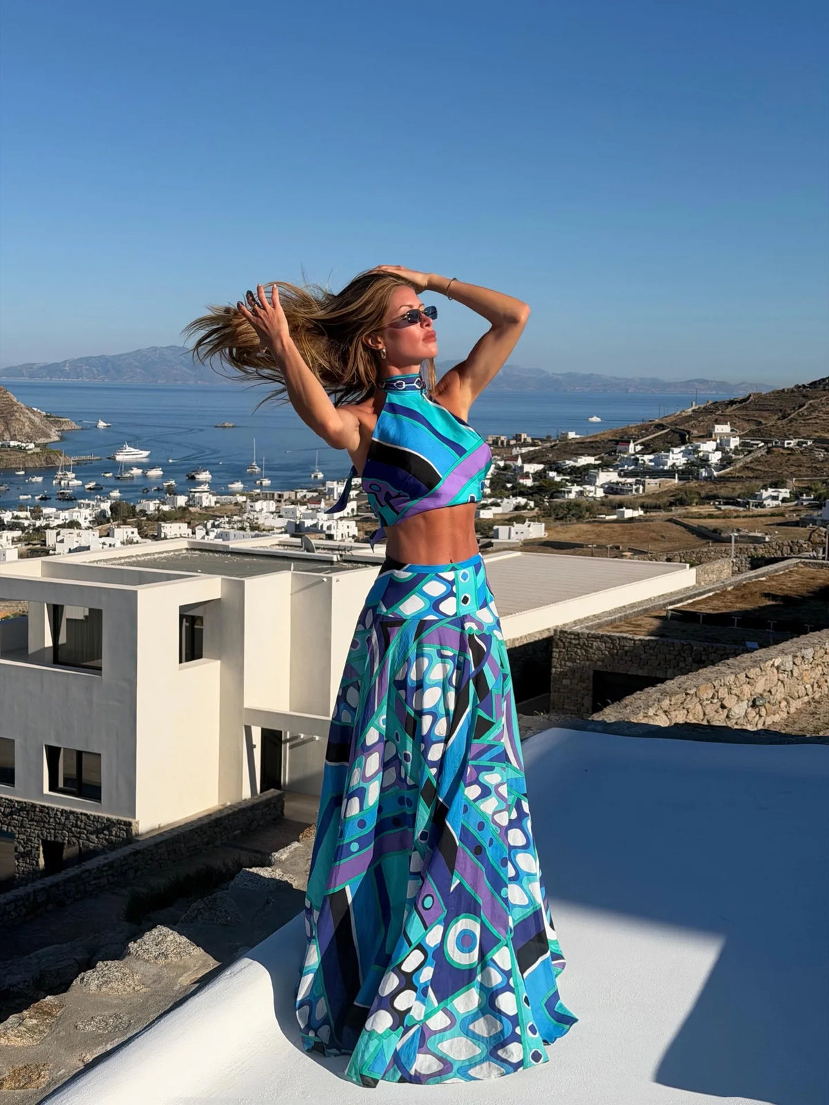 Pucci LAtest Blue Skirt
