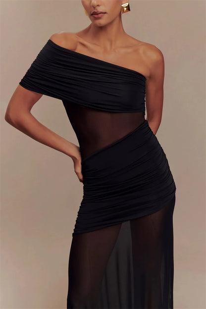 Off-shoulder Strapless Party Long Dress