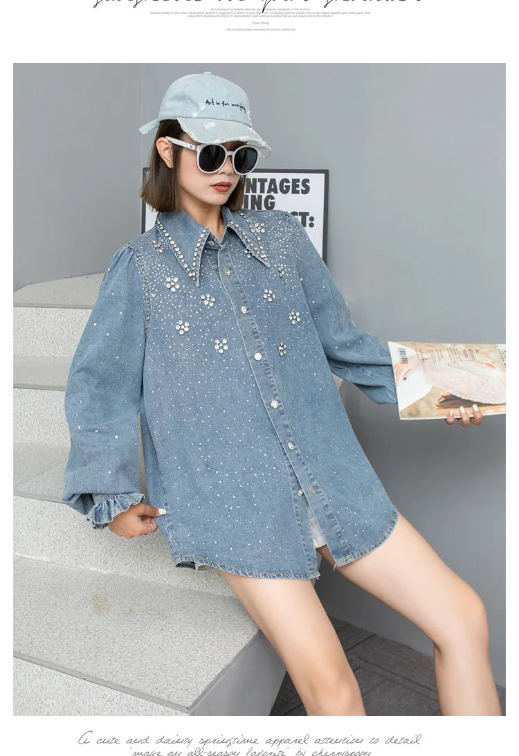 2025 Chic Diamonds Perlen-Denim
