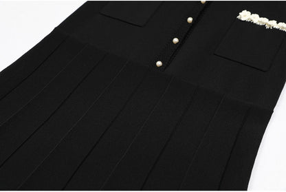 Sandro Knitted Black dress