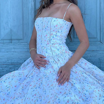 Seaside Print Doll Midi