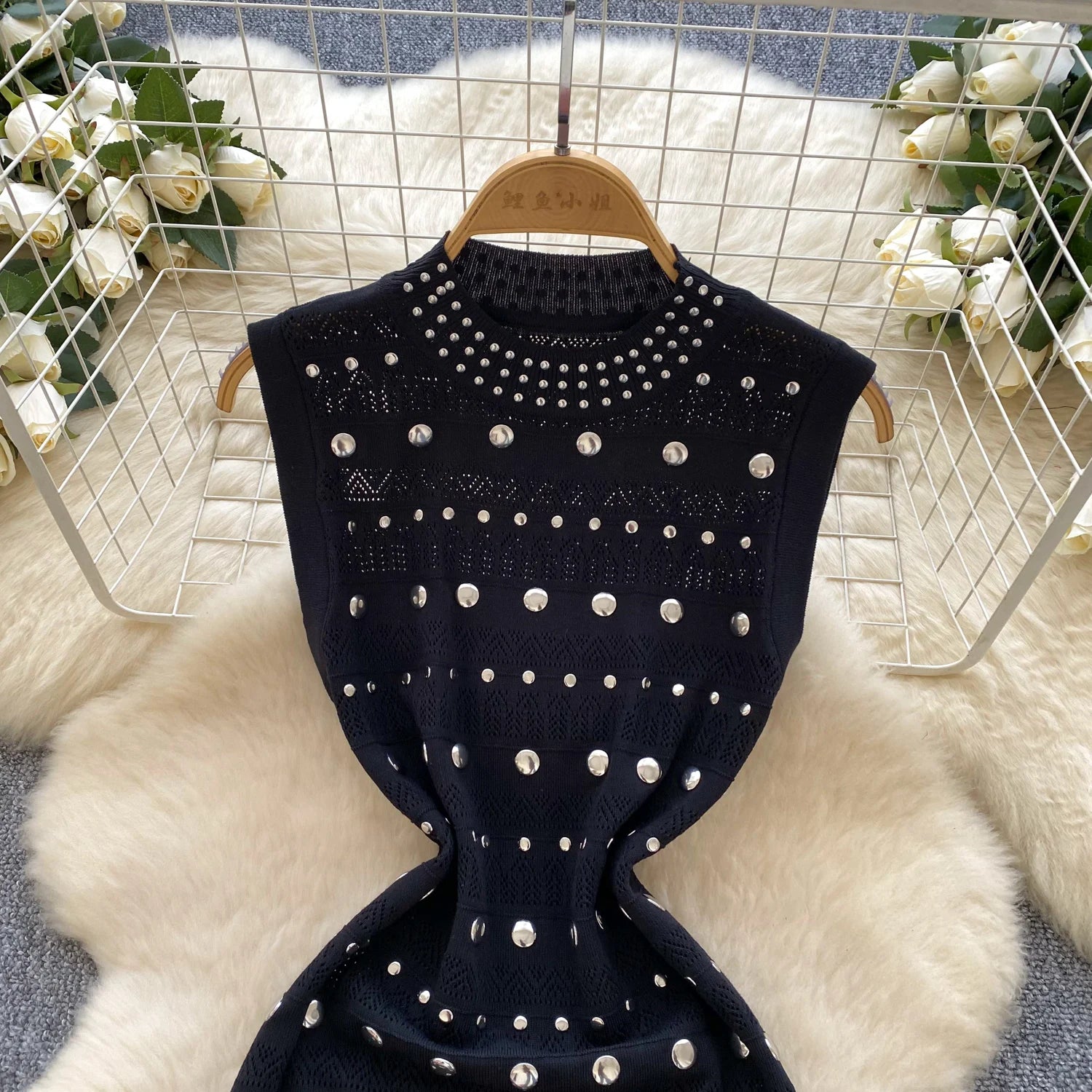 Sandro Riveted Black Dress dior