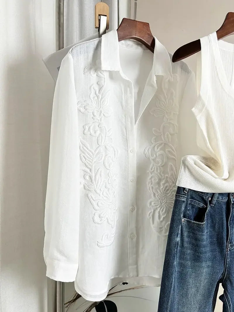 Luxury Embroidered Royals Shirt