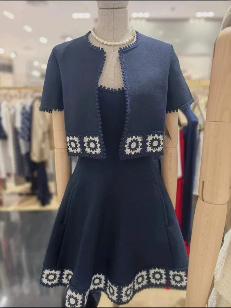 Knit Sandro Maje Latest Navy Blue