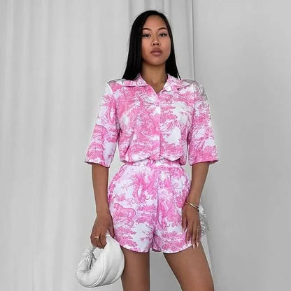 Summer Soft Shorts Set