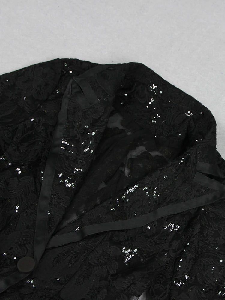Lace Luxe Power Suit- nadine dior - Same day - Shellss