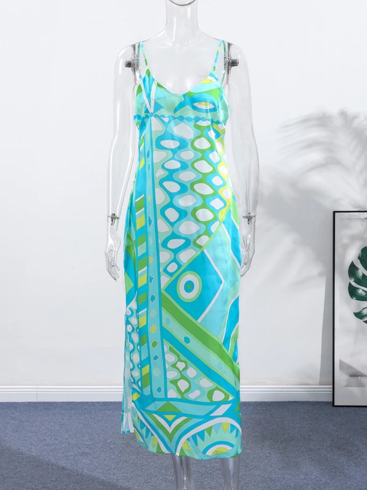 Pucci Green Long Dress