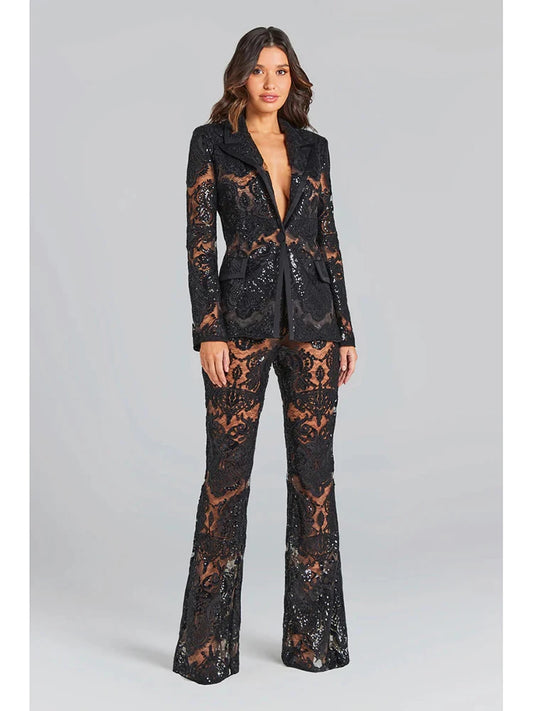 1 Lace Luxe Power Suit