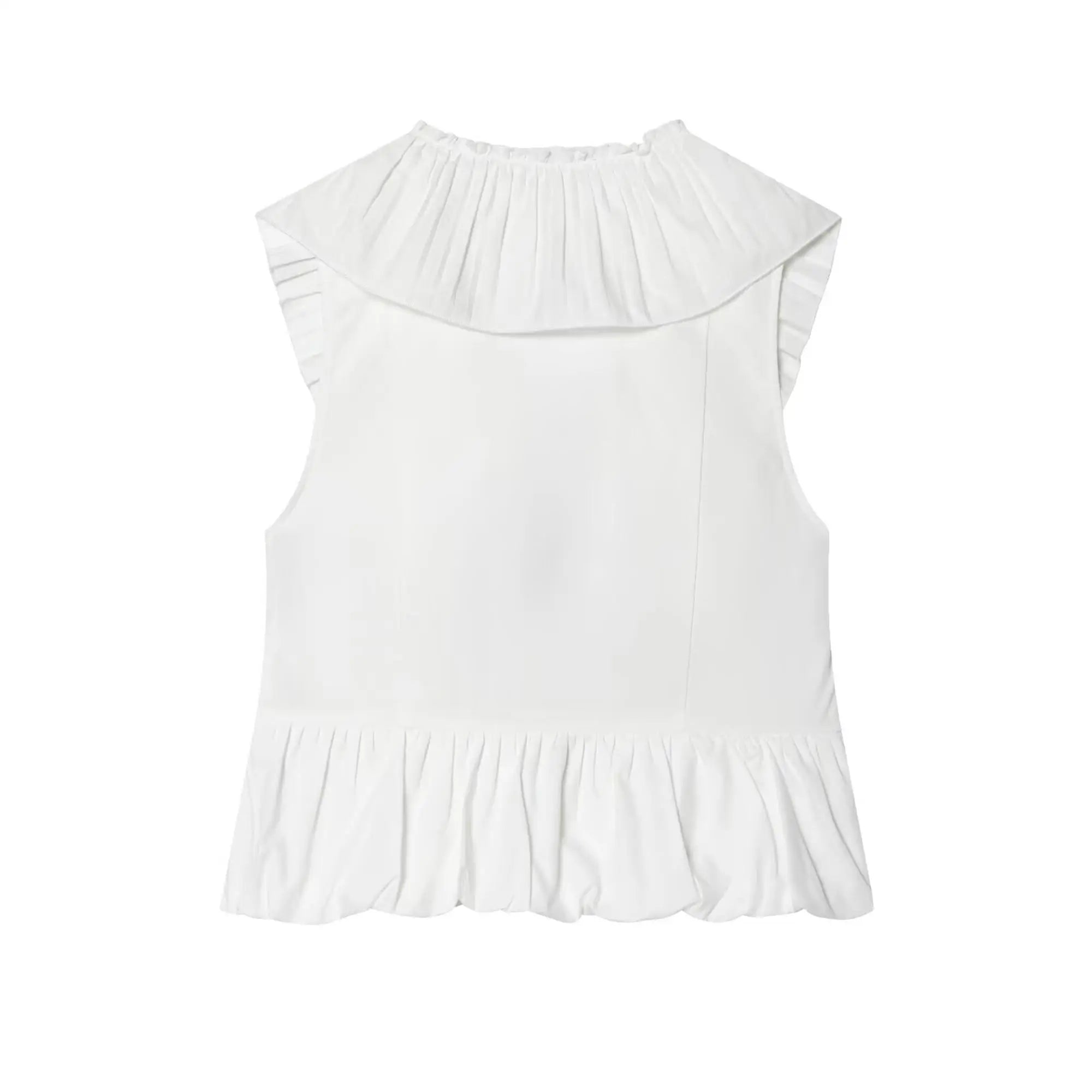 Zara frills Cotton Top