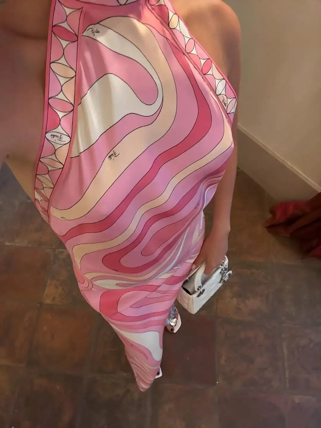 Pucci Halter Neck Backless Dress