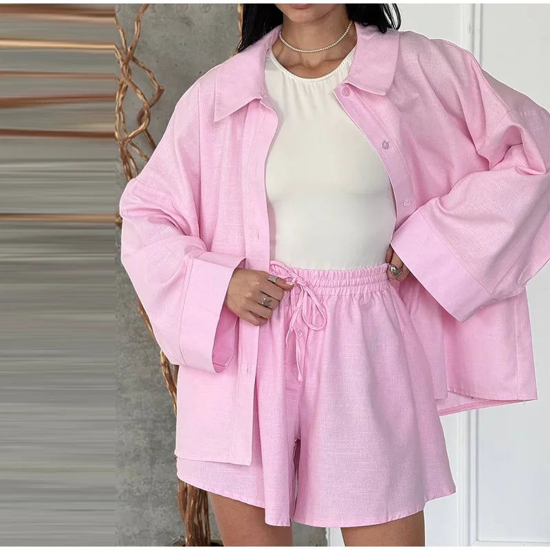 Yellows Shosrts Set - Shellss