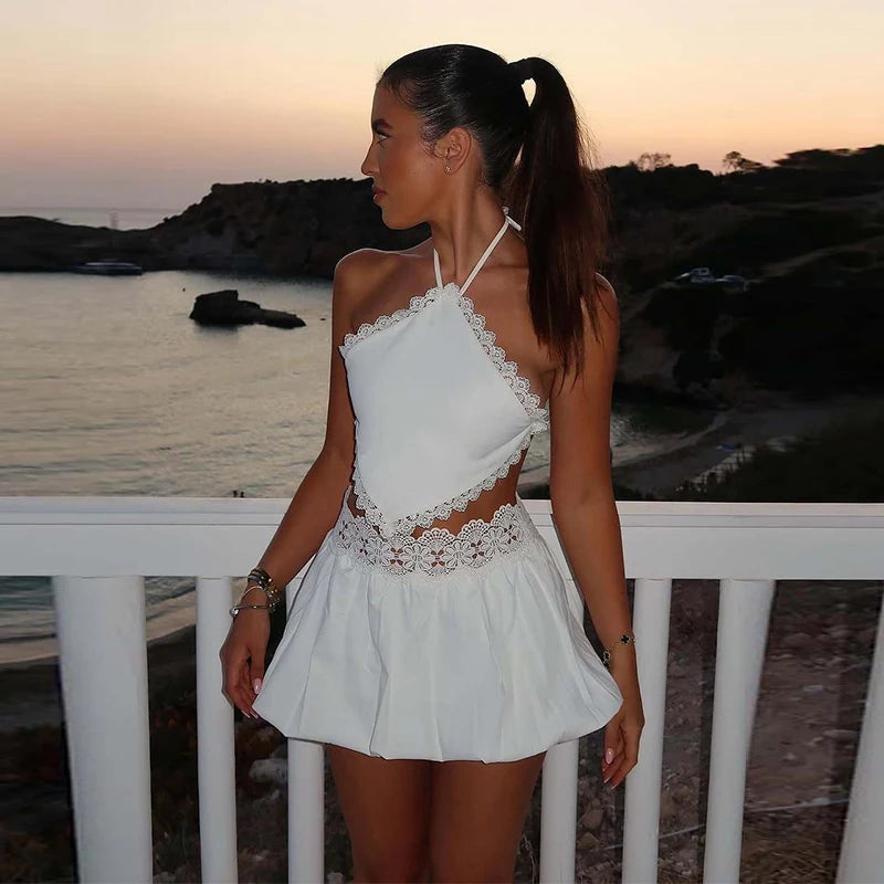 Lace 2 Piece Linen Set