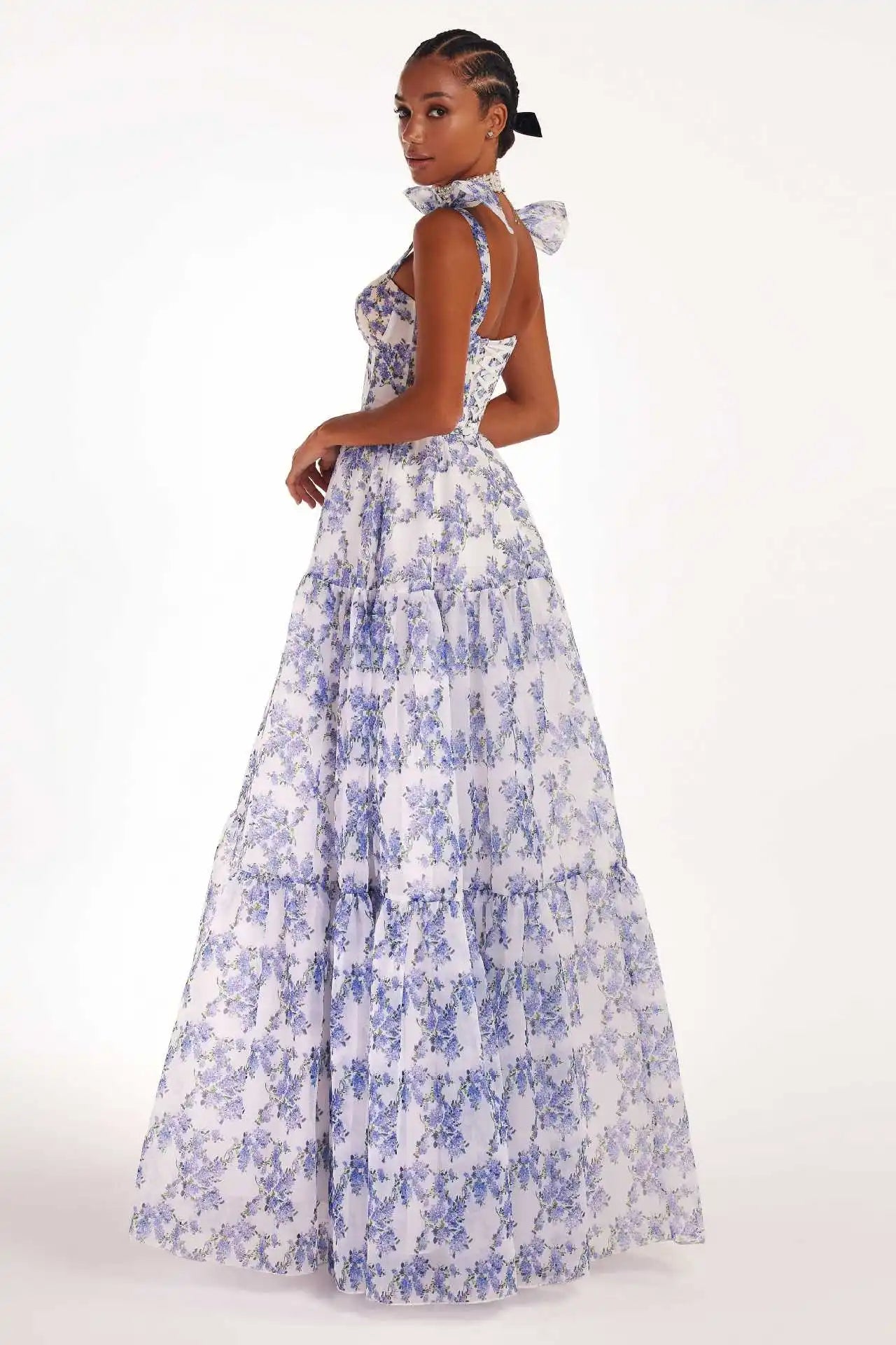 Long Dress Lady Elegant French