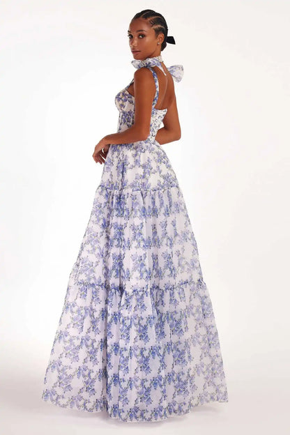 Long Dress Lady Elegant French