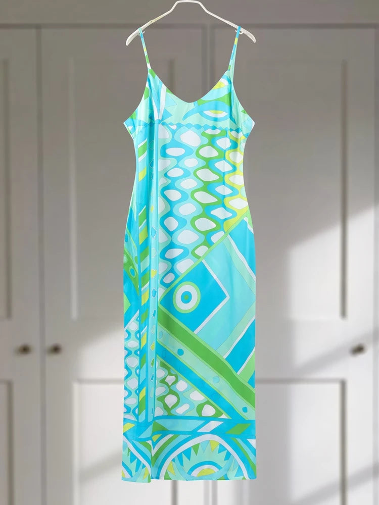 Pucci Green Long Dress