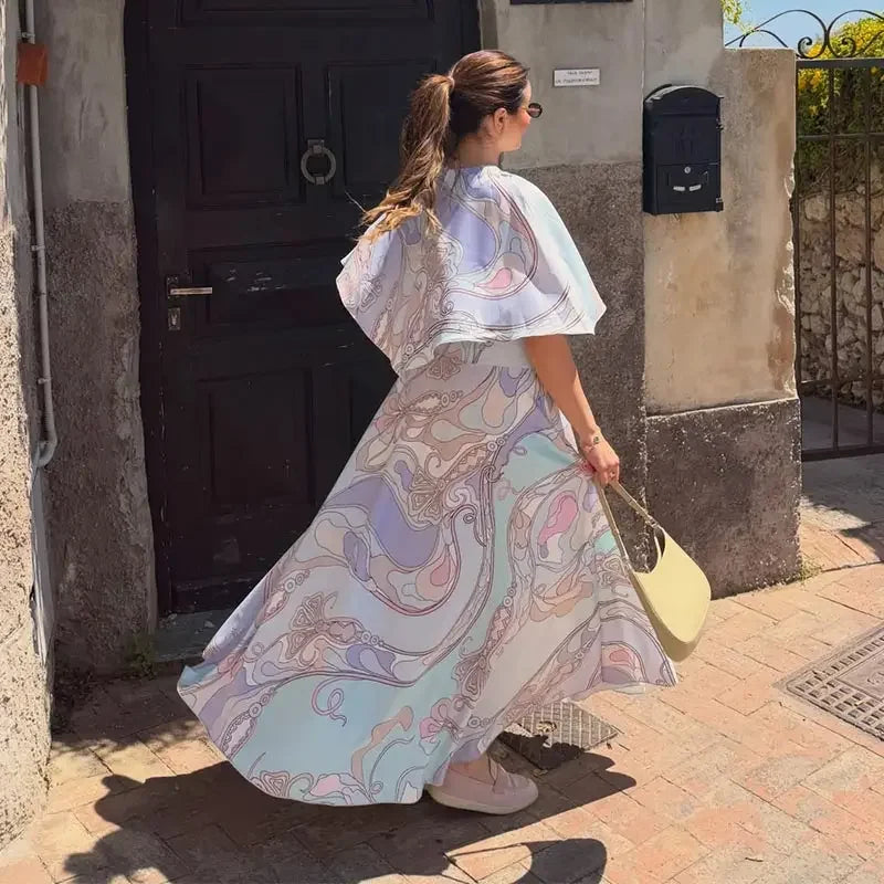 Pucci Resort Vacation Wear Cape Shawl