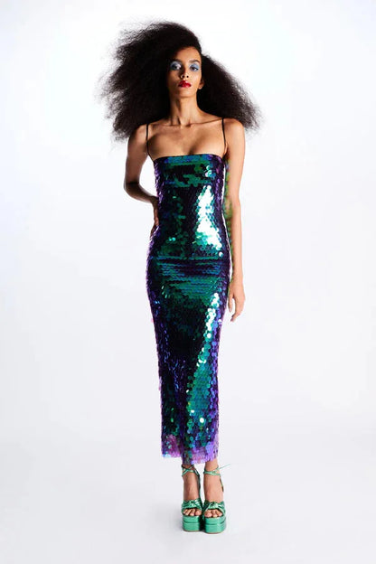 Sparkling Sexy Slim Sequin Dress