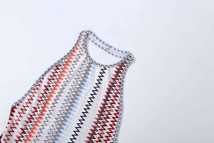 Missoni White Striped Long