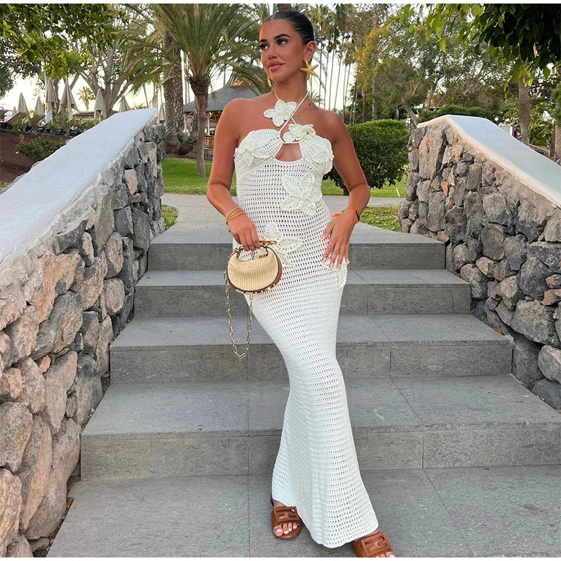 Flower Crochet dress - Shellss