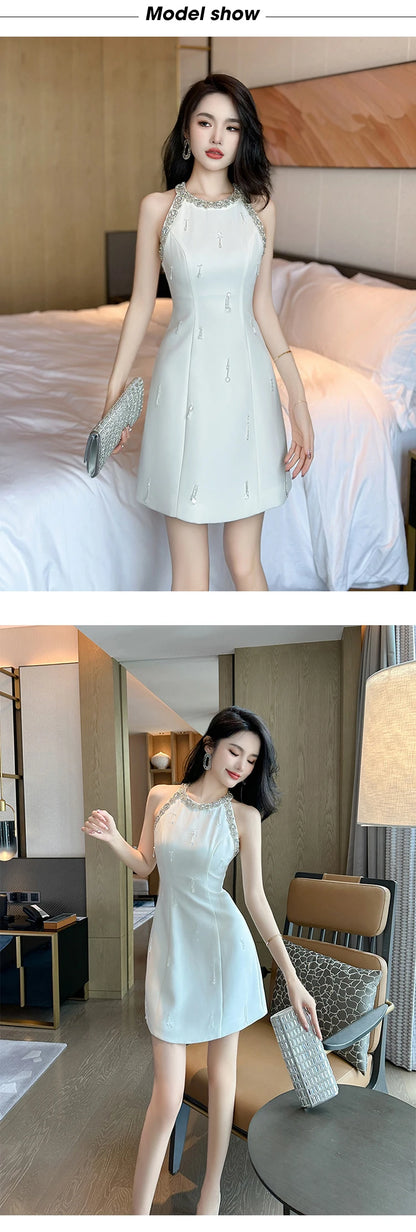 Embellished Mini Short Dress