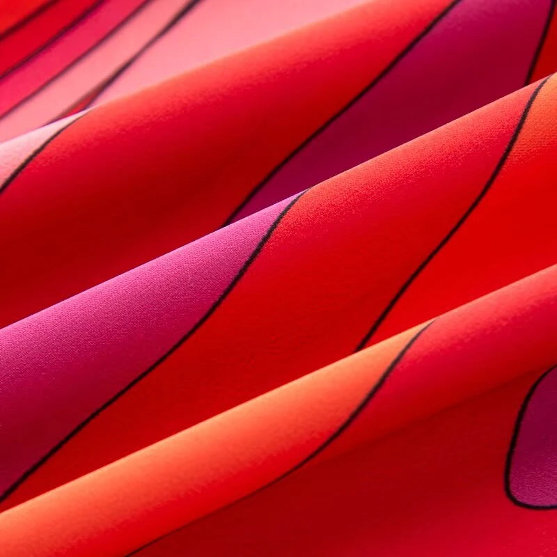 PInk Red Long Dress Pucci