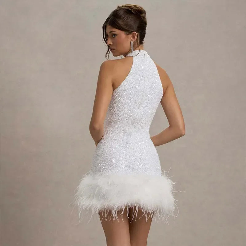 Feather party wear Dior Mini