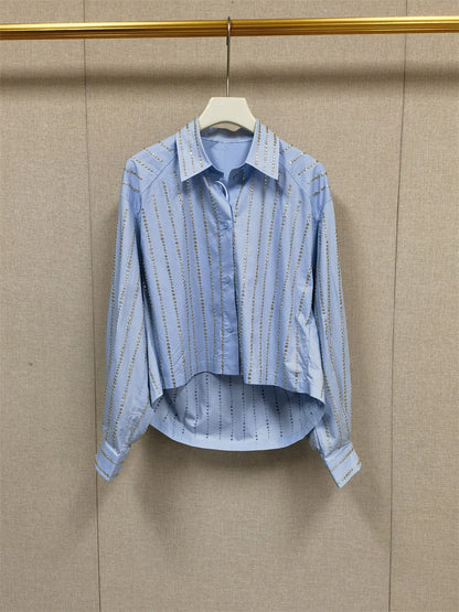 Blue Diamond Striped