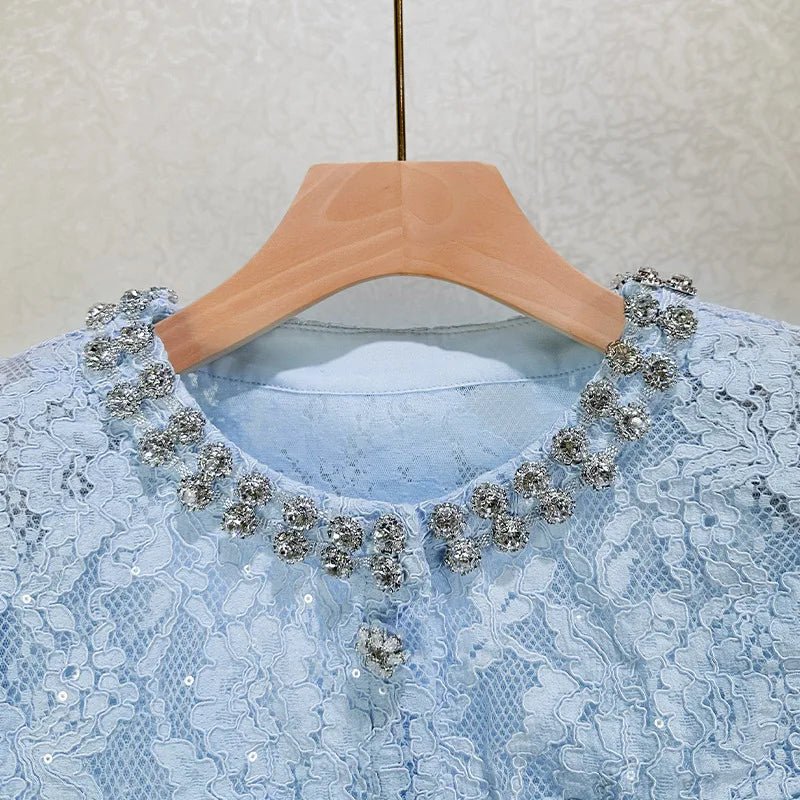 Diamond Drape Elegance