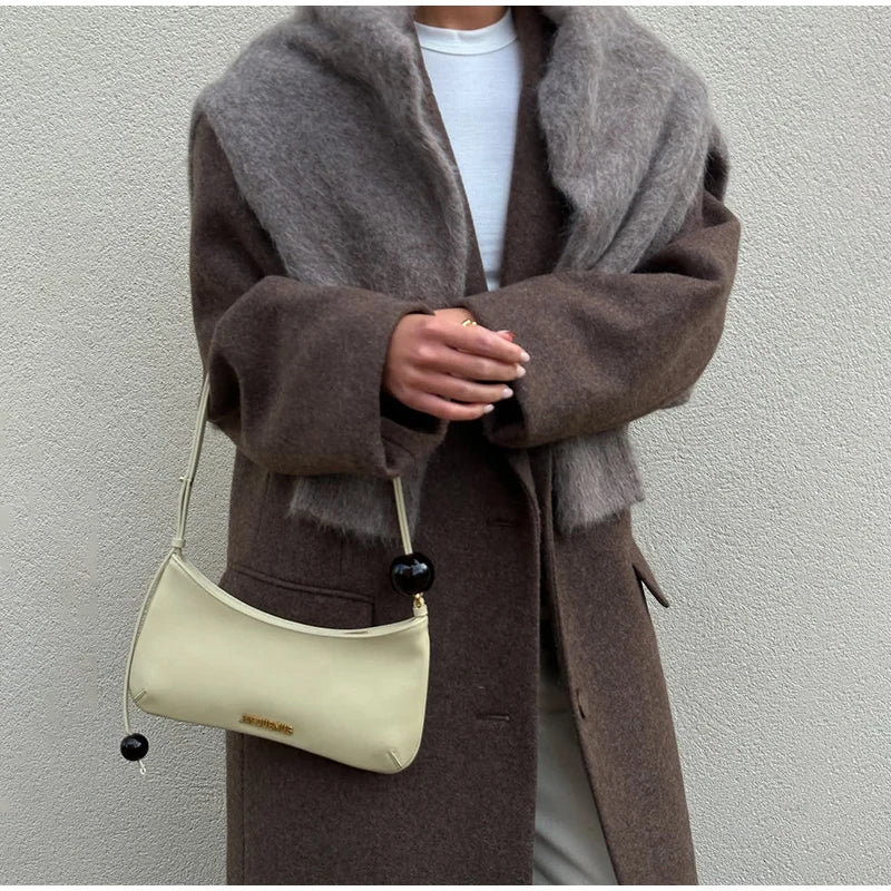 LONG Chic woolen coat