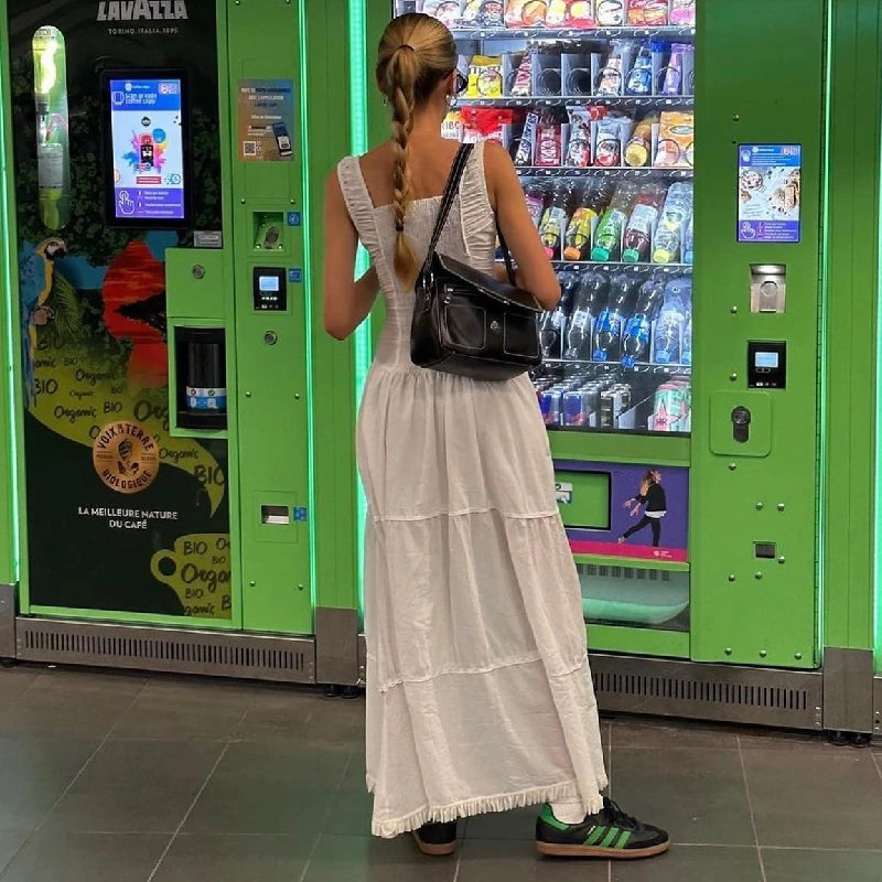 Square Neck Summer Midi