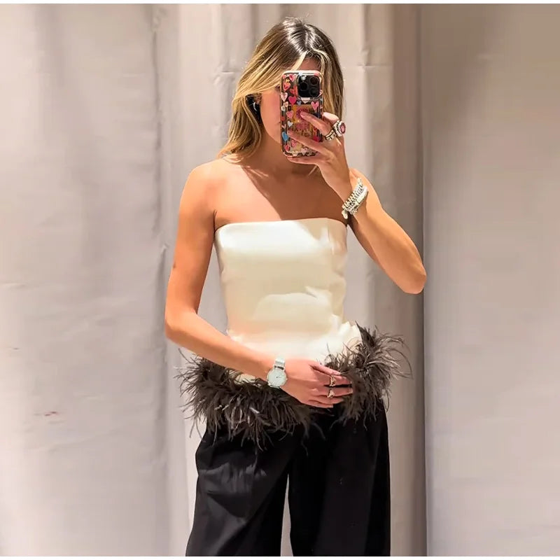 Zara Vibes Mini feather - Shellss