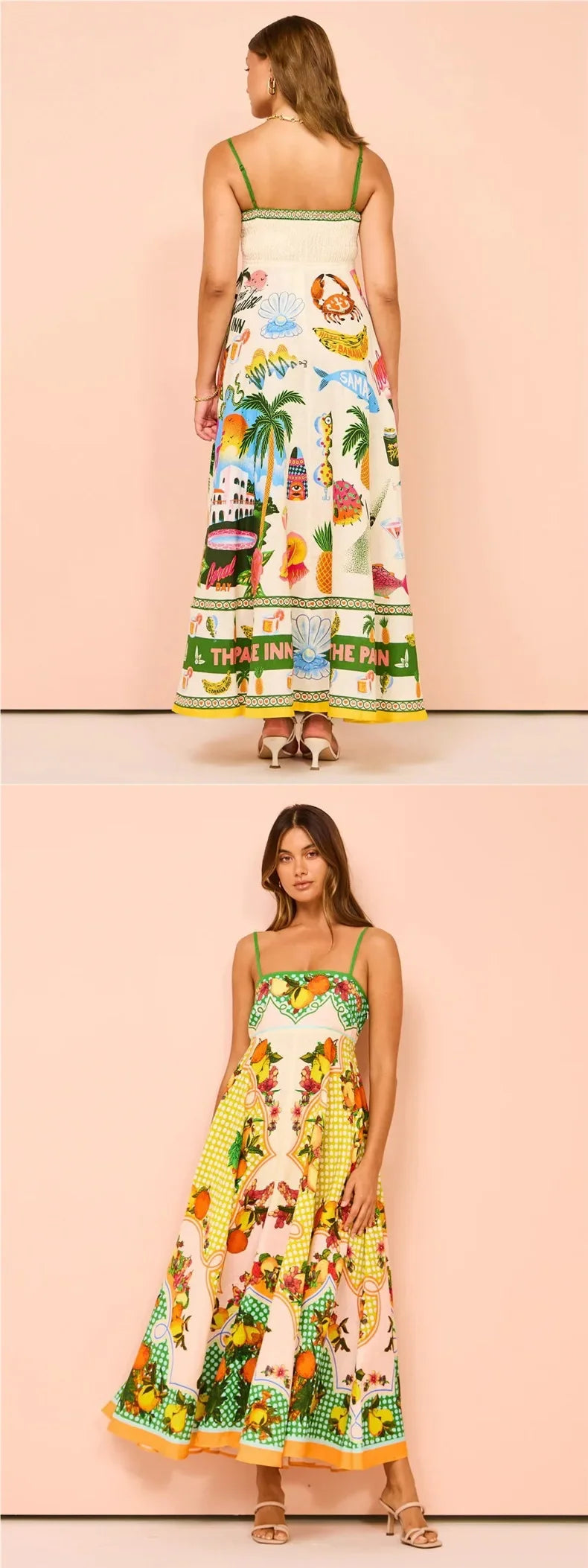 New Hot Sale of the Season – Printed Linen Maxi Dress (in 9 Colors)