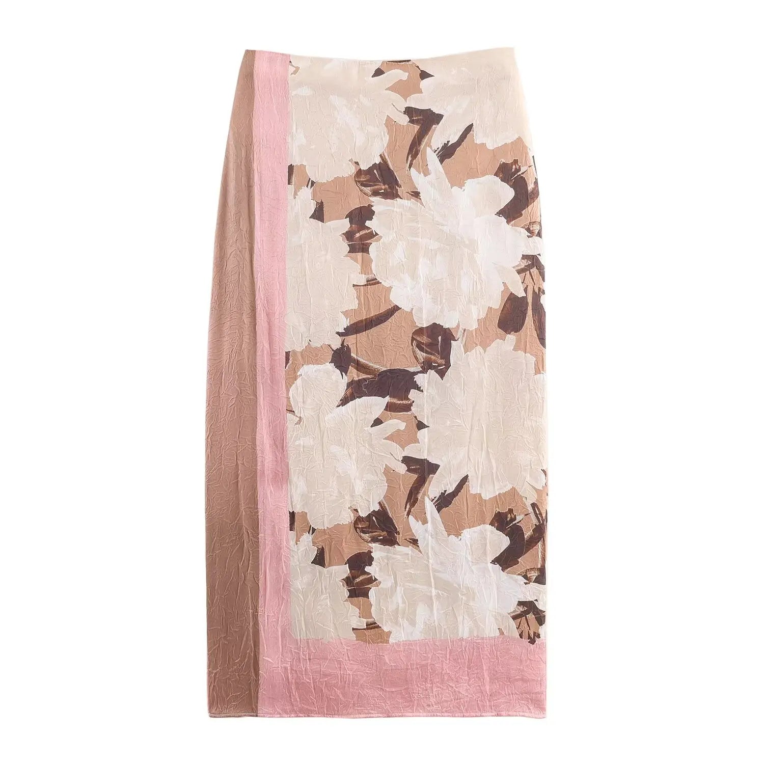 Printed Crepe Skirt