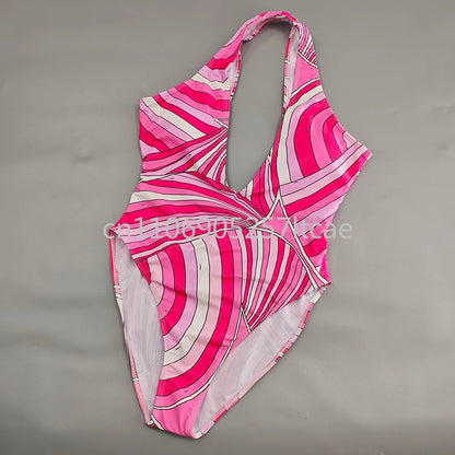 Luxury Design Pink Scarf Swimsuits