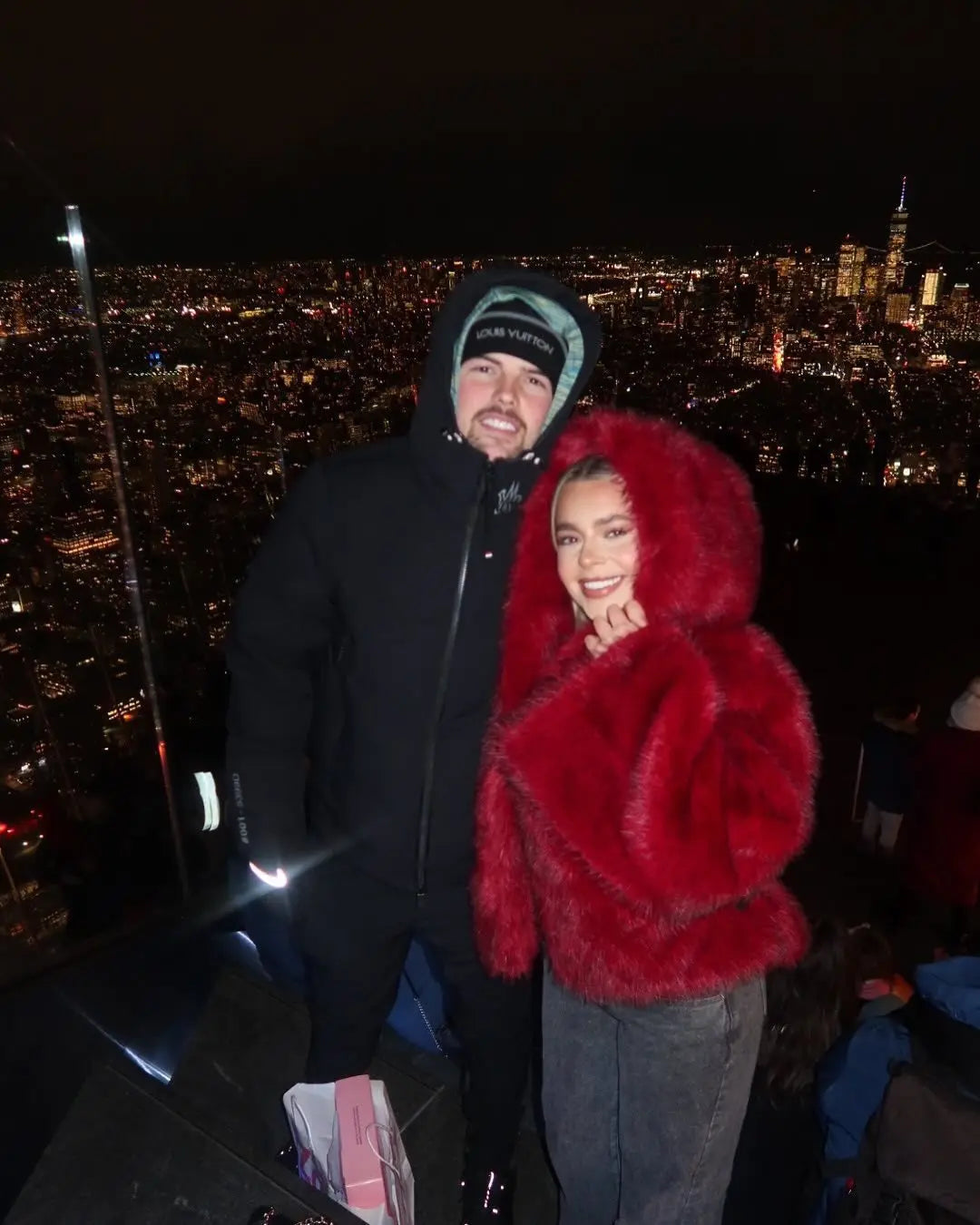 Solid Color Hooded faux Fur