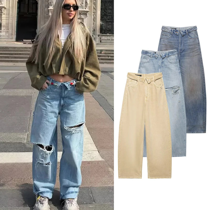 Barrel jeans