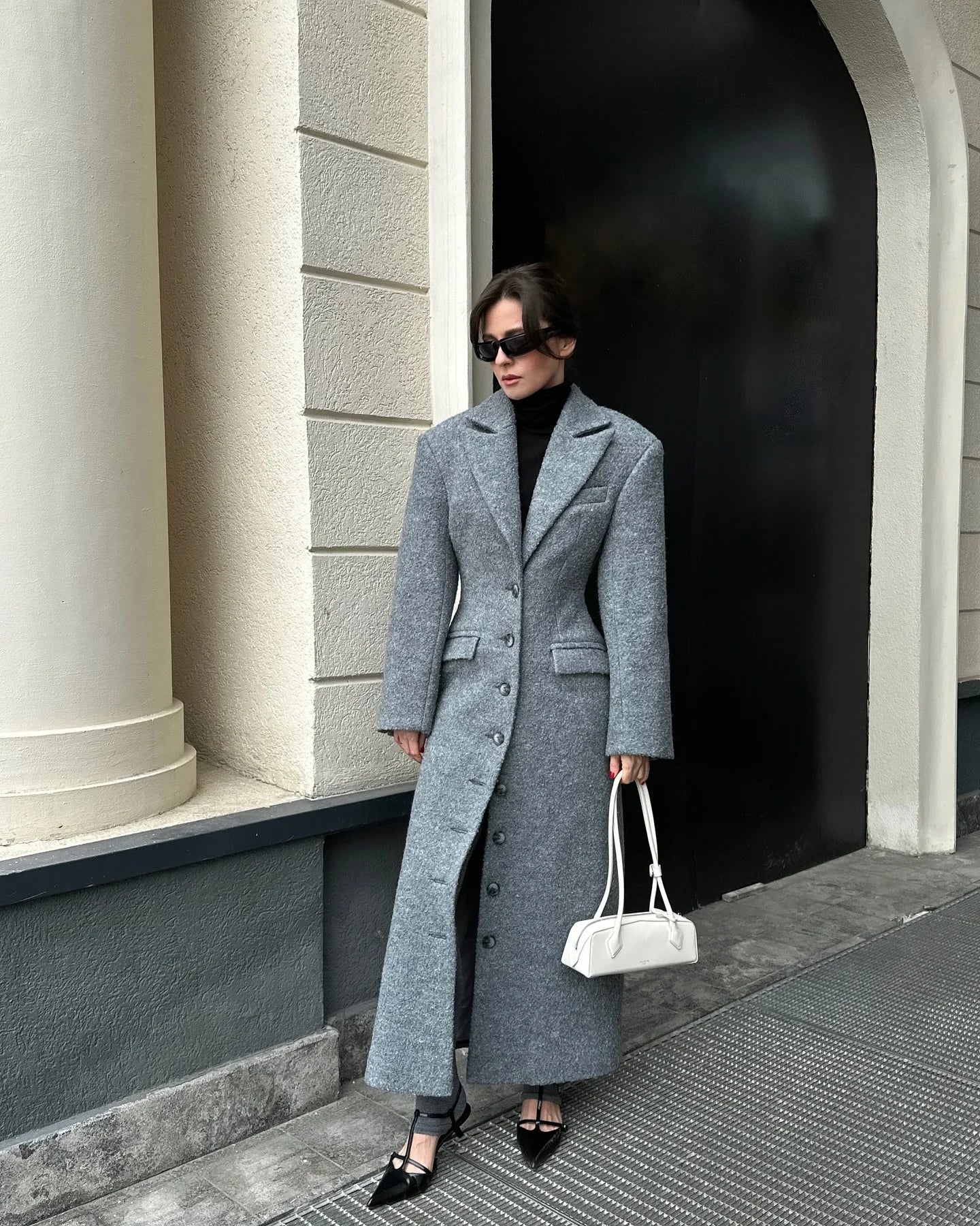 LONG Chic woolen coat